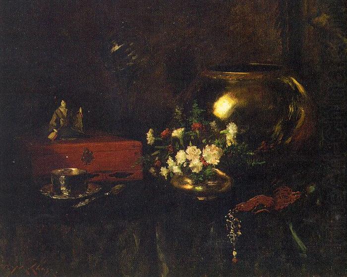 Still Life with Brass Bowl, Chase, William Merritt